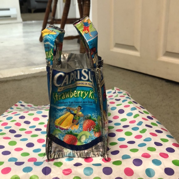 Handmade Capri Sun/Juice Pouch Lunch Bag/Purse - Picture 4 of 9